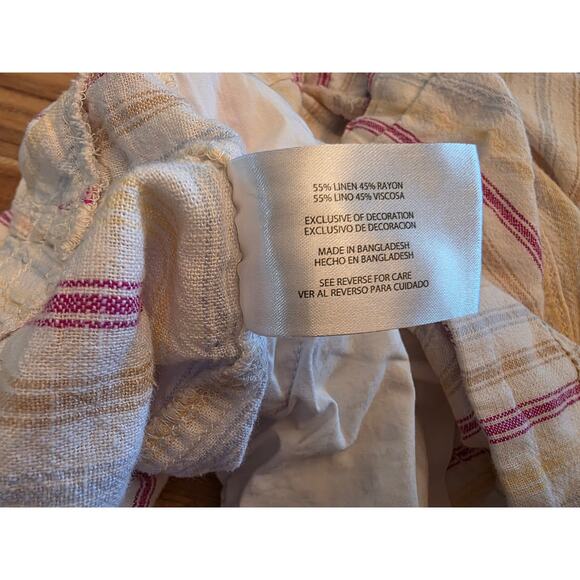 2-Pack GAP Women’s Linen Shorts – XXL Chambray & Pastel Stripe Bundle - Picture 5 of 9